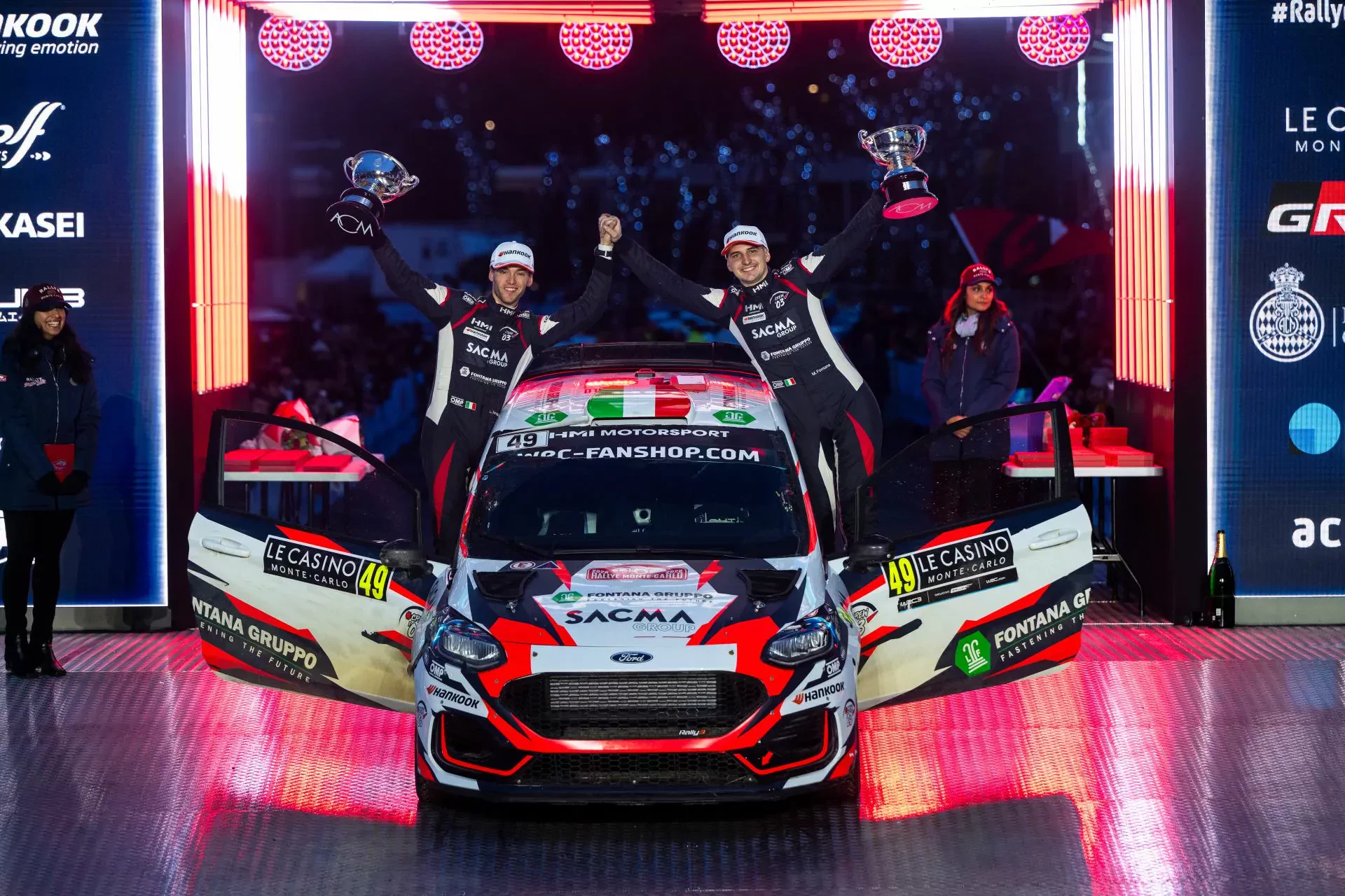 Rajd Monte Carlo WRC opony Hankook Polacy Gazda Kołtun Matteo Fontana