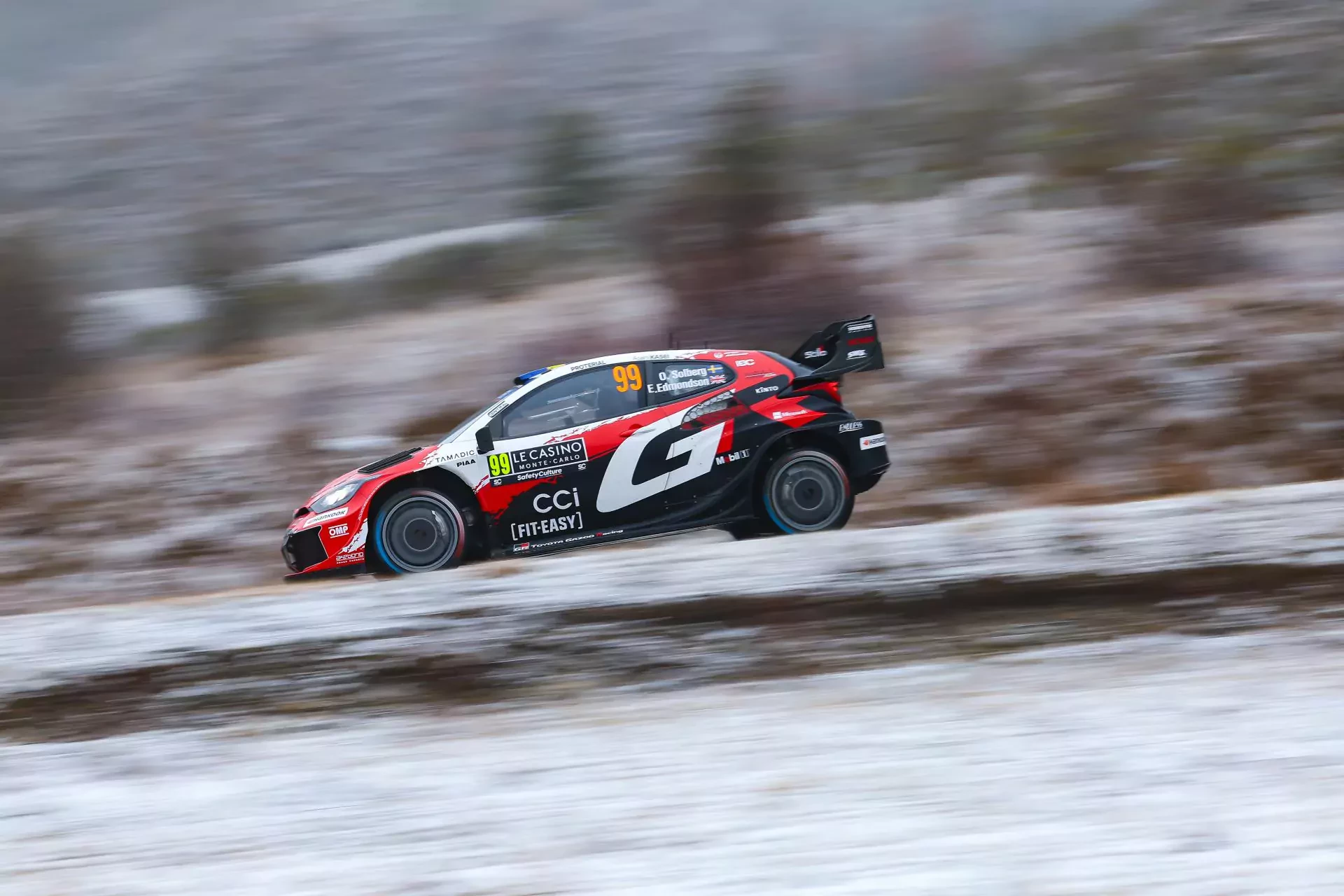 Rajd Monte Carlo WRC opony Hankook wyniki Oliver Solberg