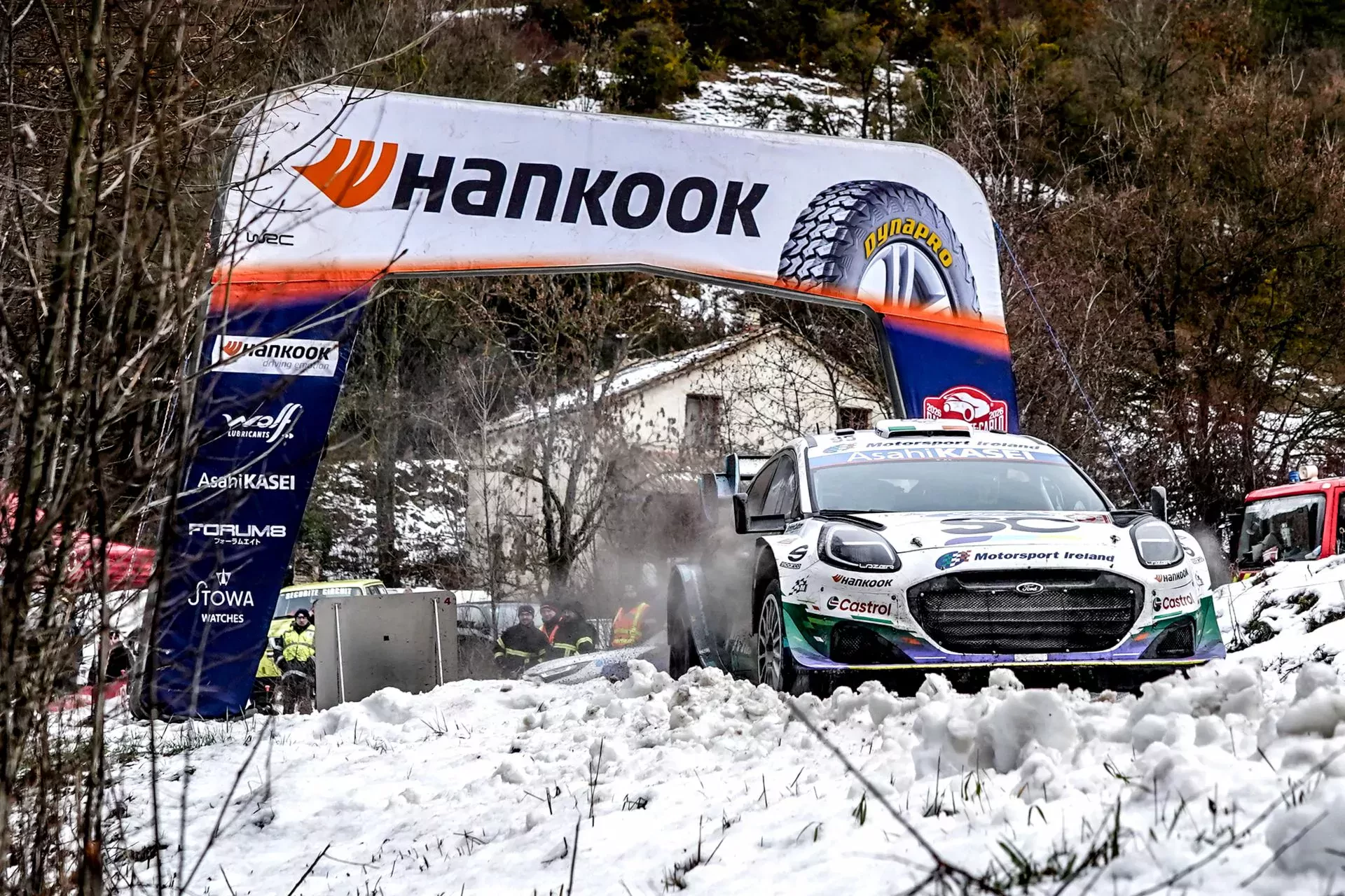 Rajd Monte Carlo WRC opony Hankook wyniki Oliver Solberg