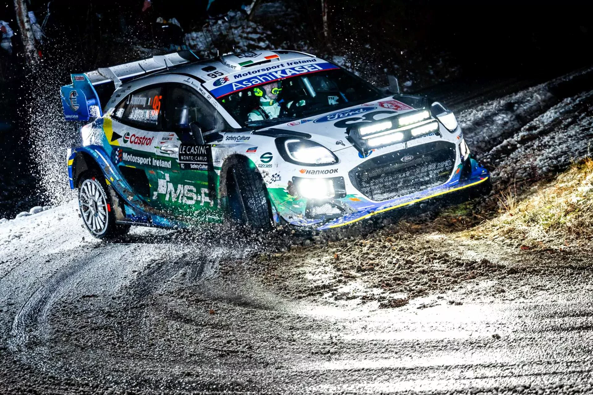 Rajd Monte Carlo dzień pierwszy czwartek WRC opony Hankook wyniki Oliverg Solberg