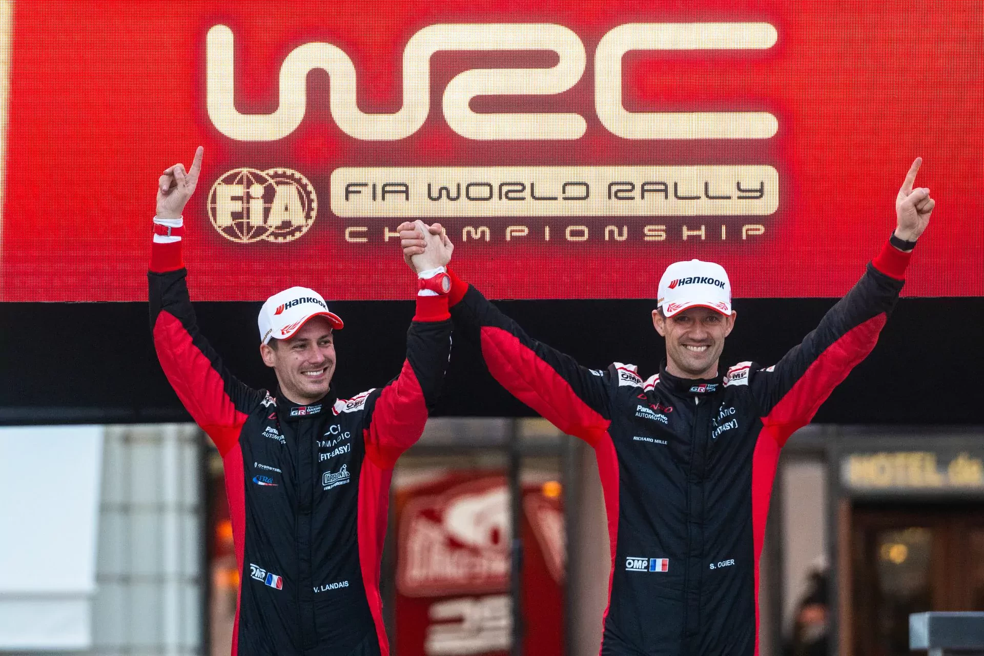 Sebastien Ogier Rajd Monte Carlo 2025 WRC Toyota Yaris Hankook opony