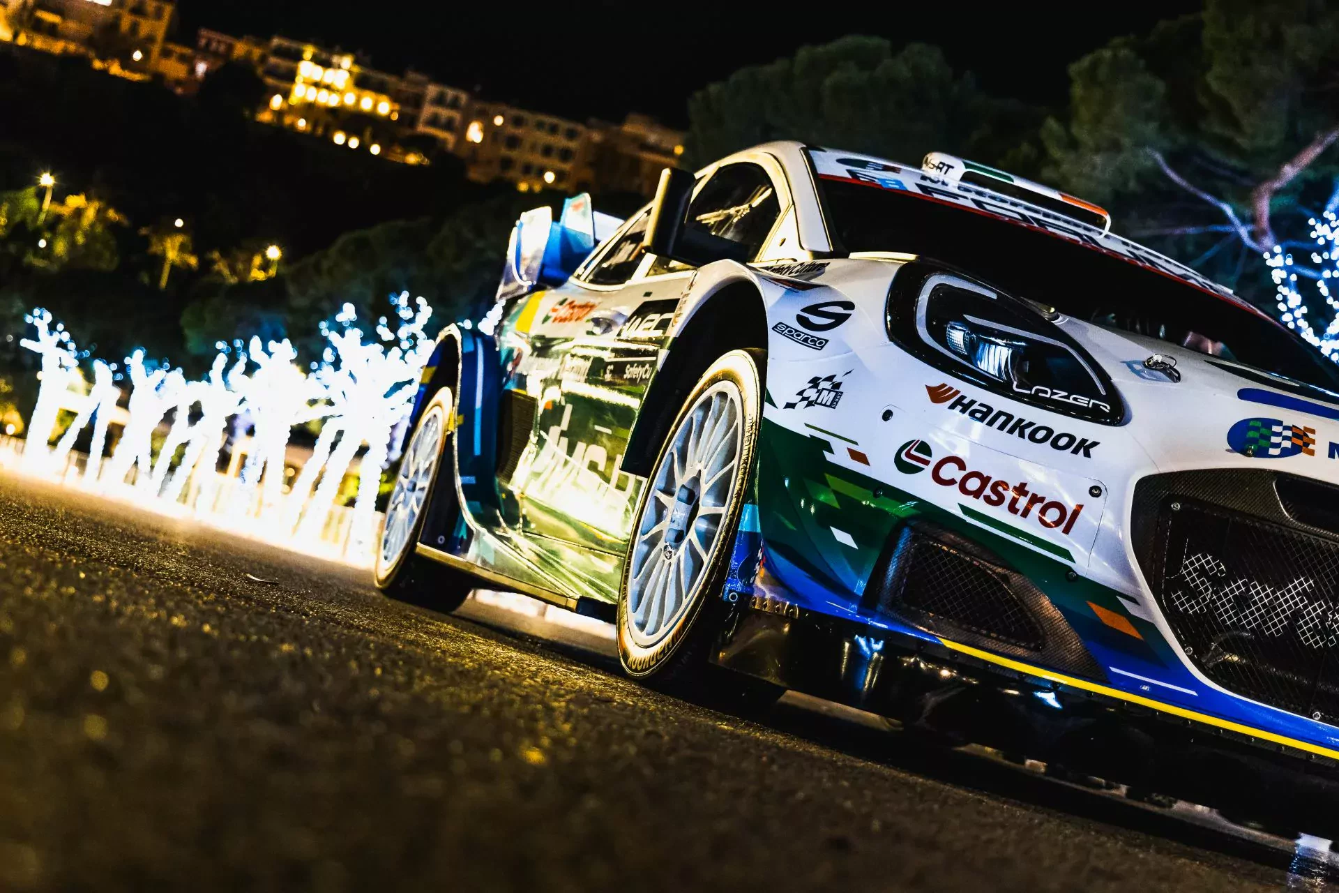 WRC Rajd Monte Carlo opony Hankook wyniki sobota Monako Solberg Evans Ogier