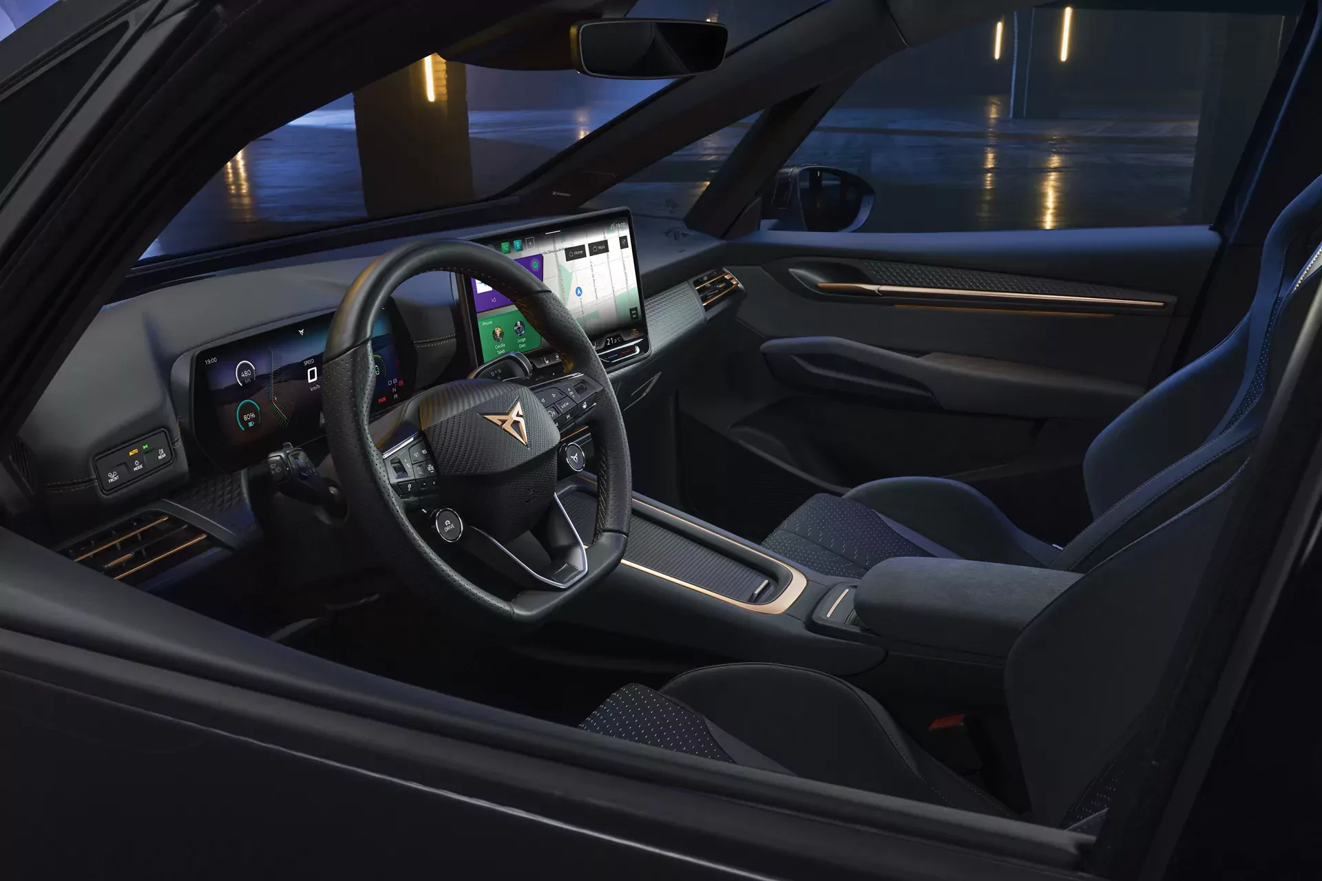 Cupra Born 2026 widok kokpitu