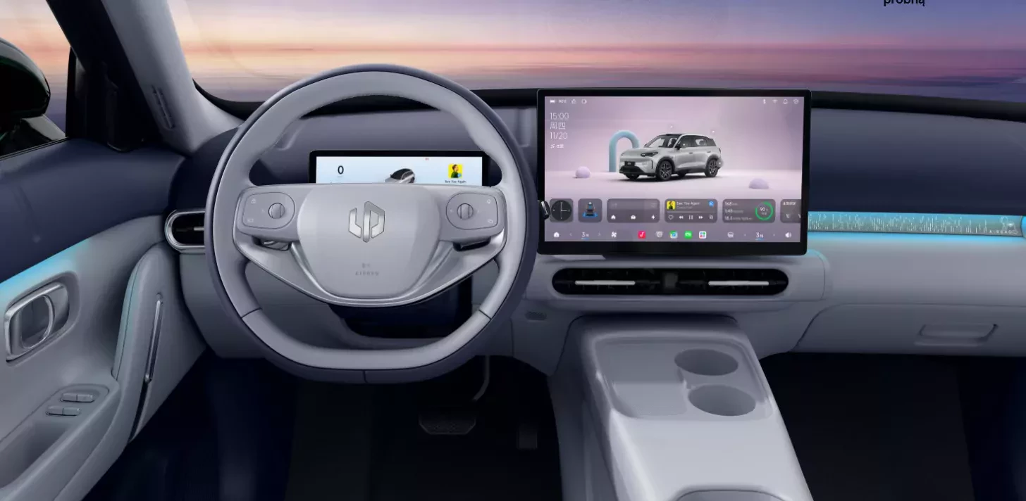 Kokpit Leapmotor B03X 2026