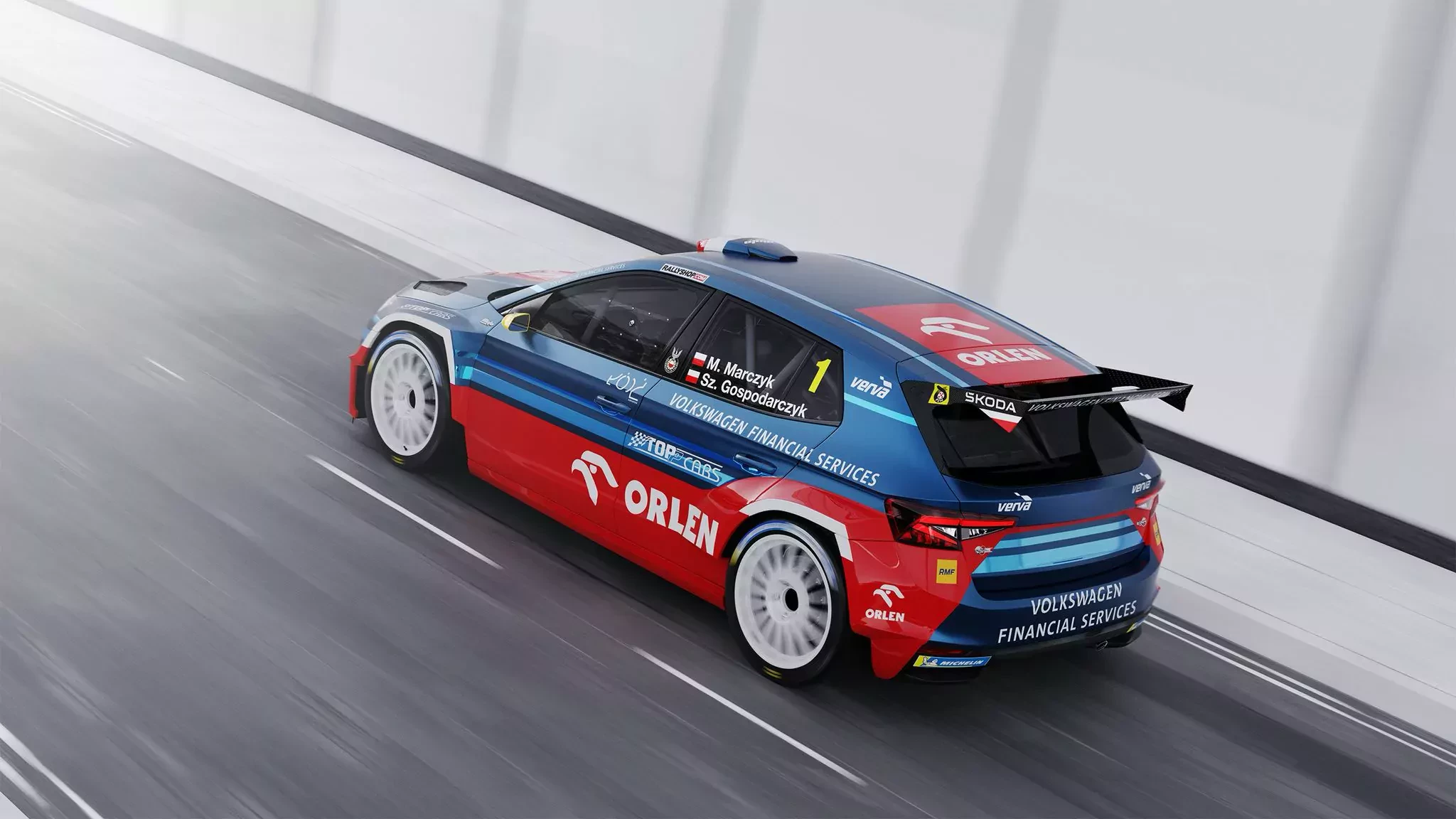 Miko Marczyk Szymon Gospodarczyk FIA ERC Rajdowe Mistrzostwa Europy rajdy samochodowe ORLEN Team Skoda