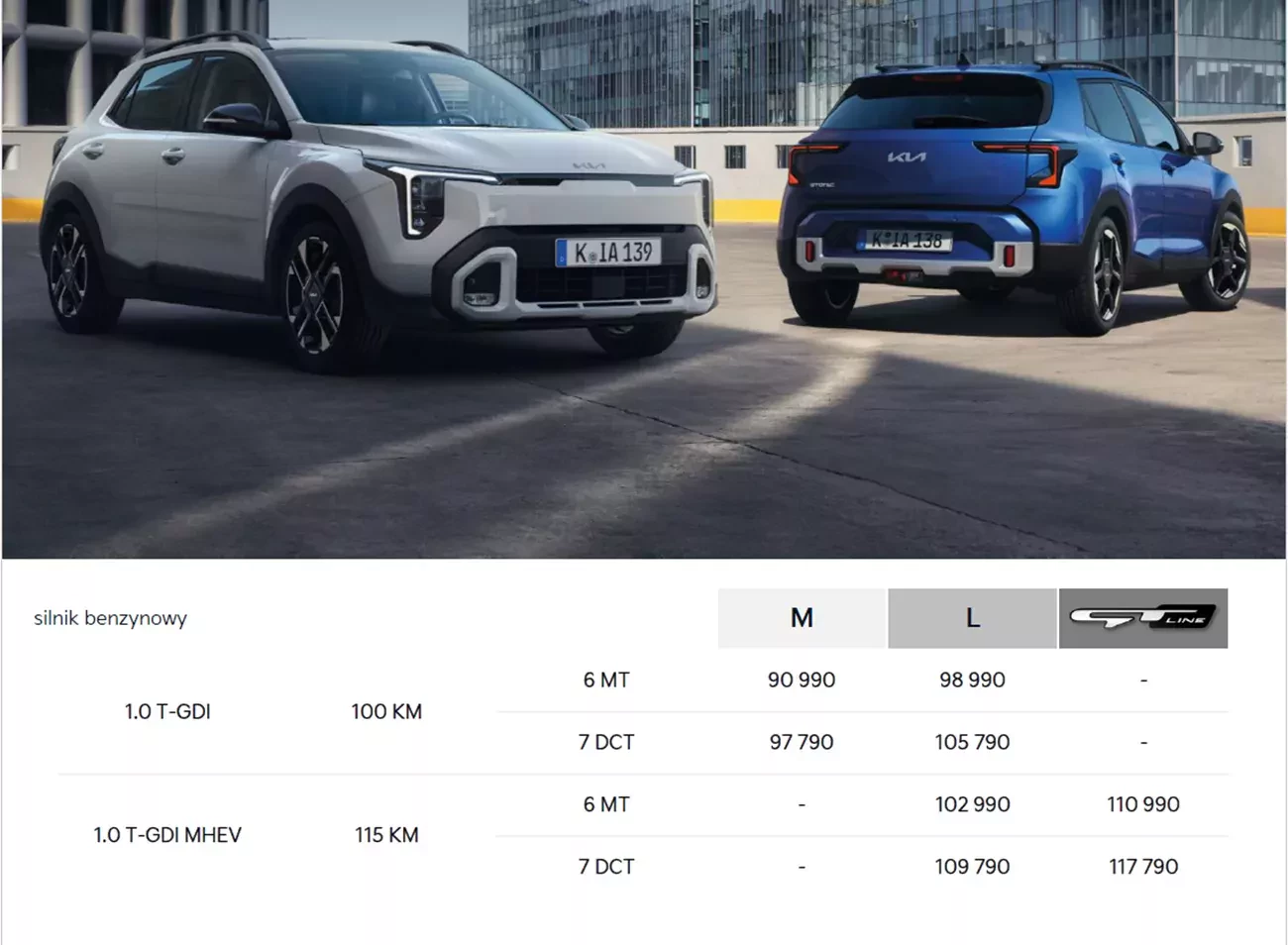 Oferta Kia Stonic 2026 cennik