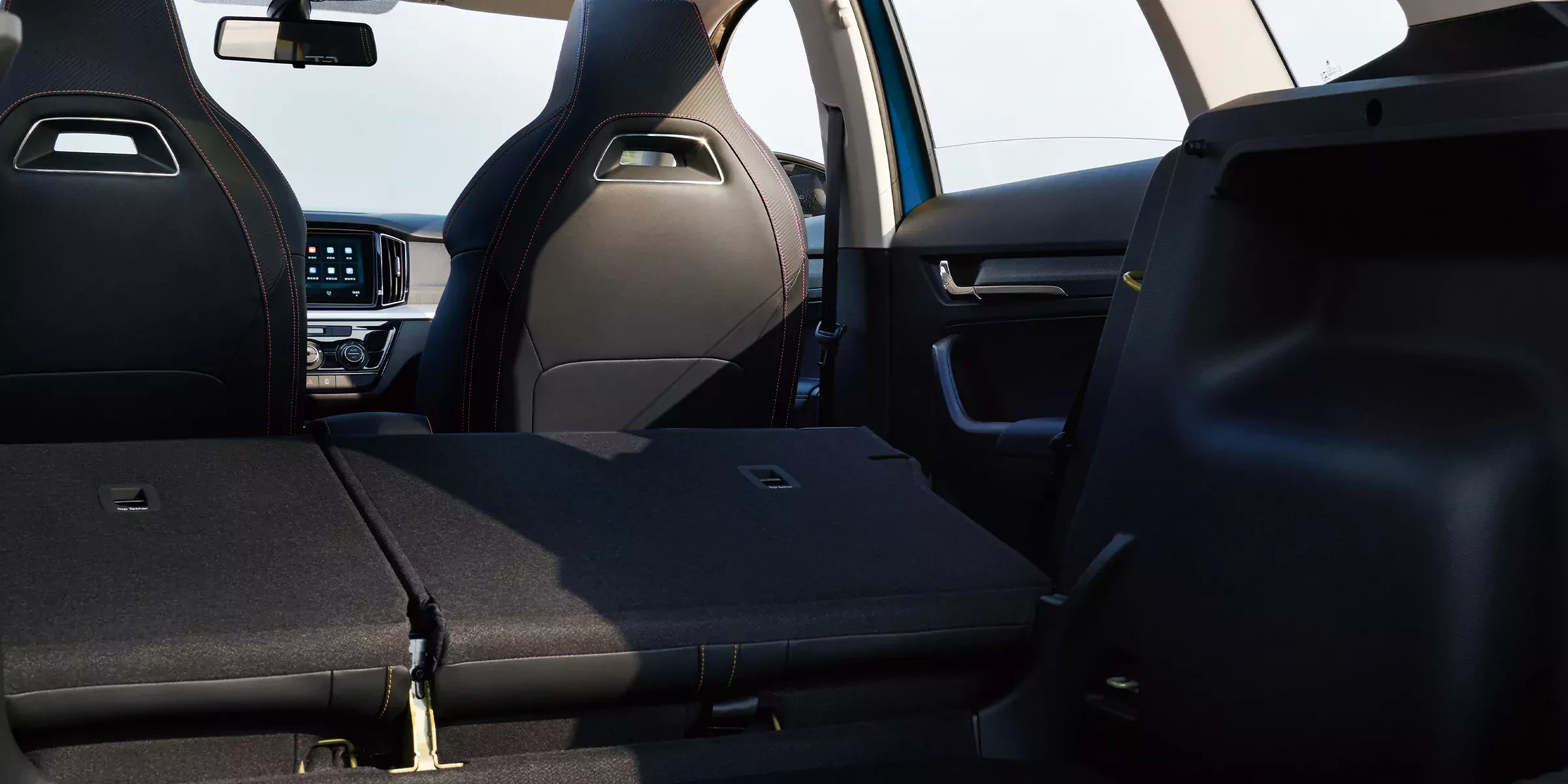 Widok wnętrza Skody Kamiq GT wersja dla Chin