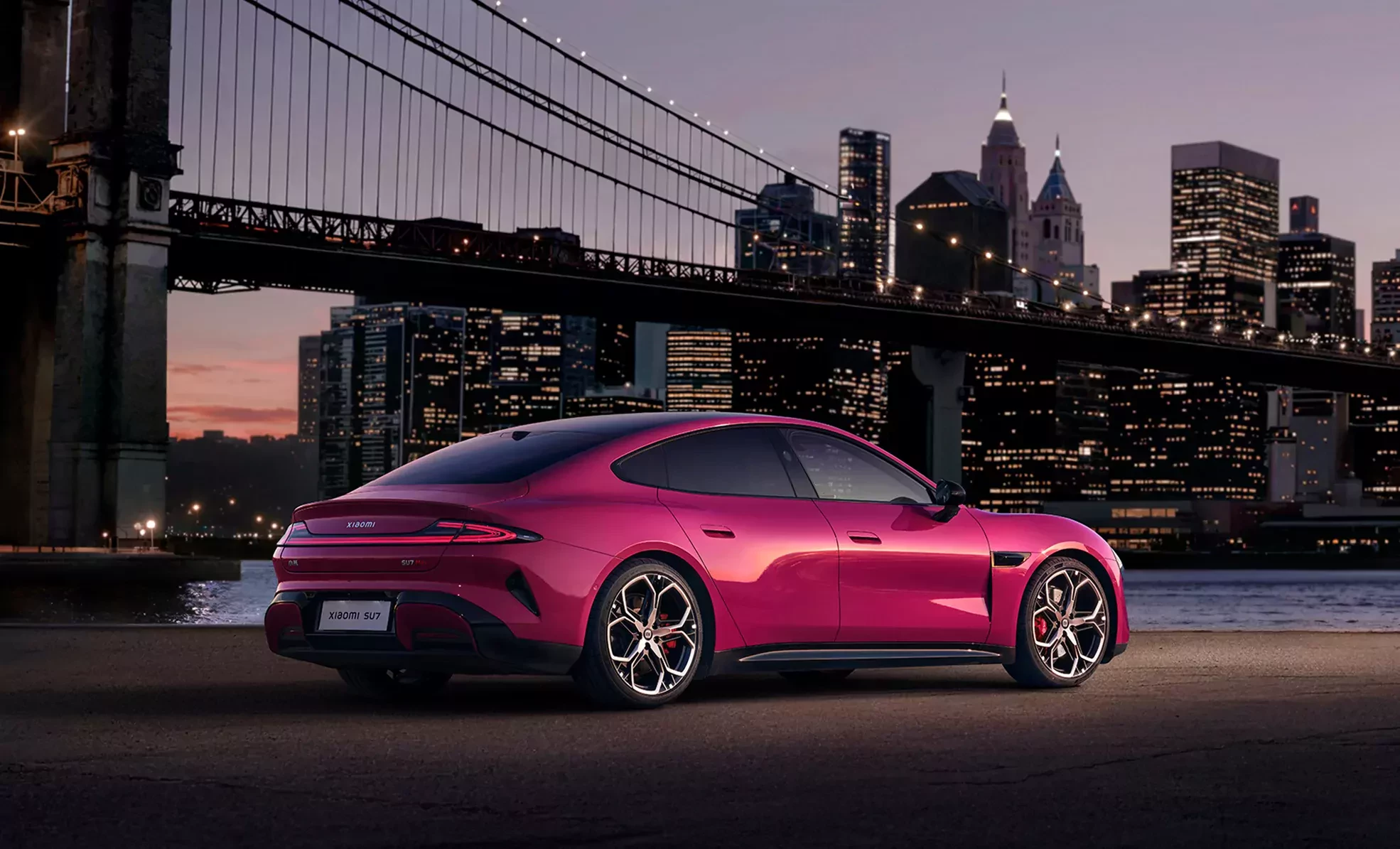 Xiaomi SU7 EV 2026 Flowing Gold Pink