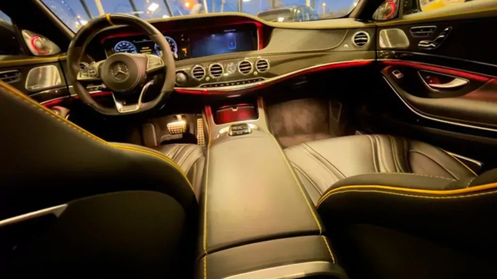 zolty-mercedes-klasy-s-amg