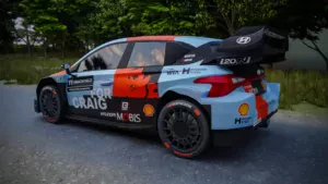 Hyundai i20 N Rally1 - specjalne malowanie na Rajd Chorwacji 2026, upamiętniające Craiga Breena