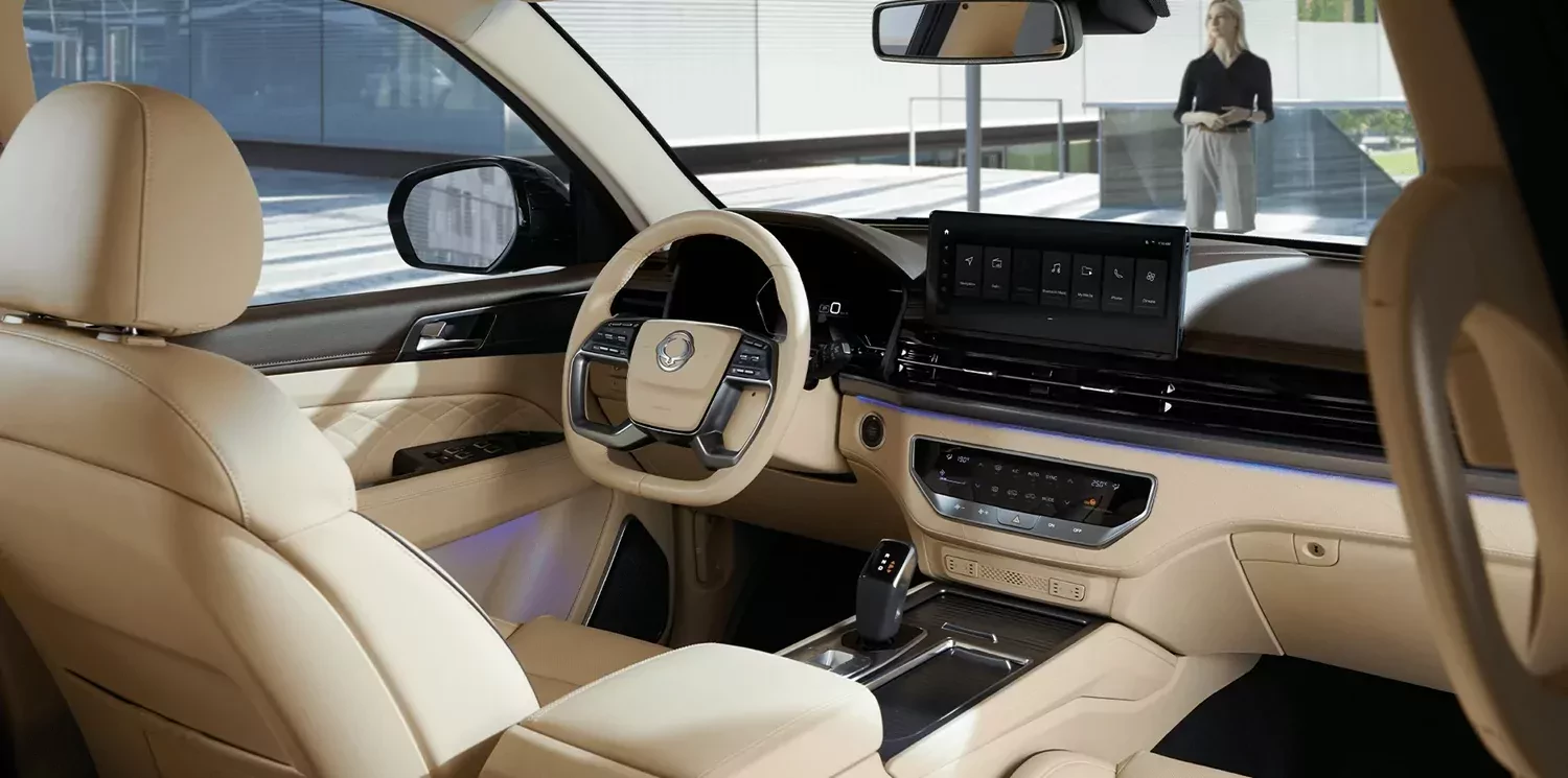 KGM Rexton terenowka na ramie