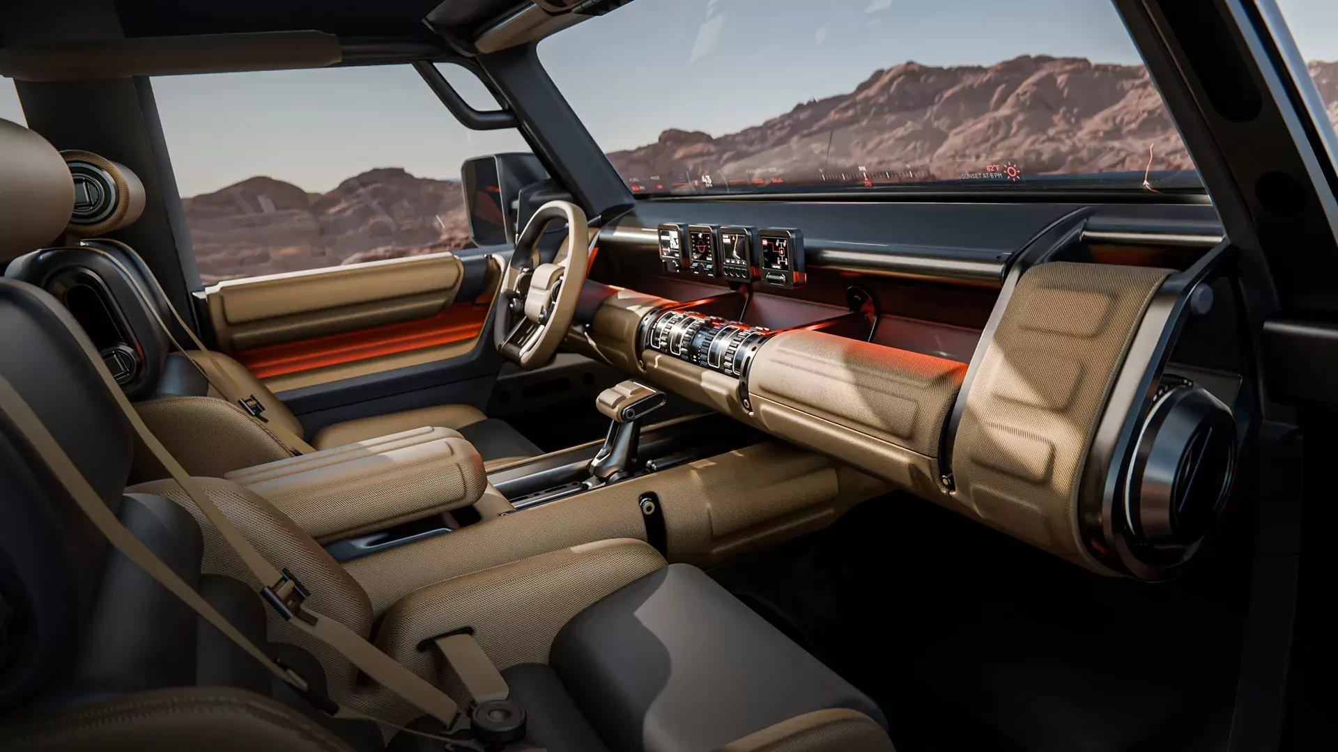 Kabina koncepcyjnego SUV-a Boulder