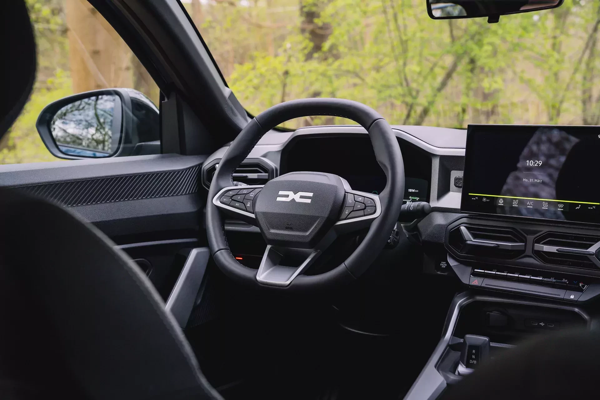 Nowa Dacia Bigster zdjecie kokpitu