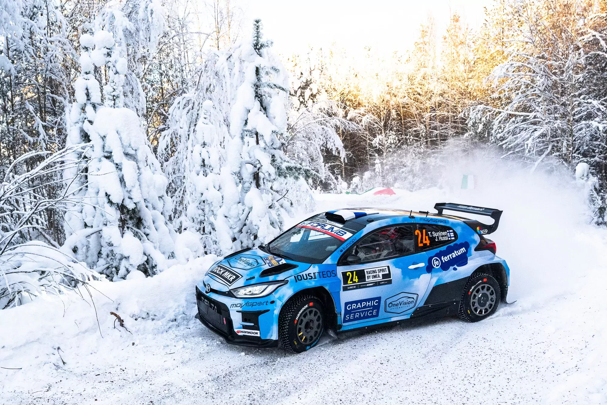 Teemu Sunine / Toyota GR Yaris Rally2 / Rajd Szwecji 2026 / WRC