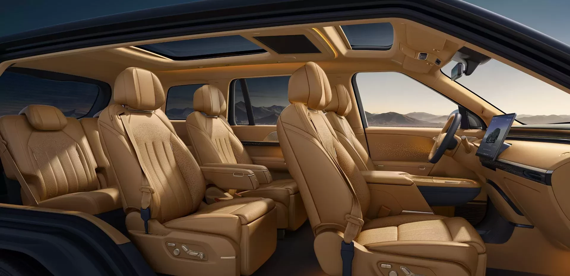 SUV GX 2026 przekrój wnętrza