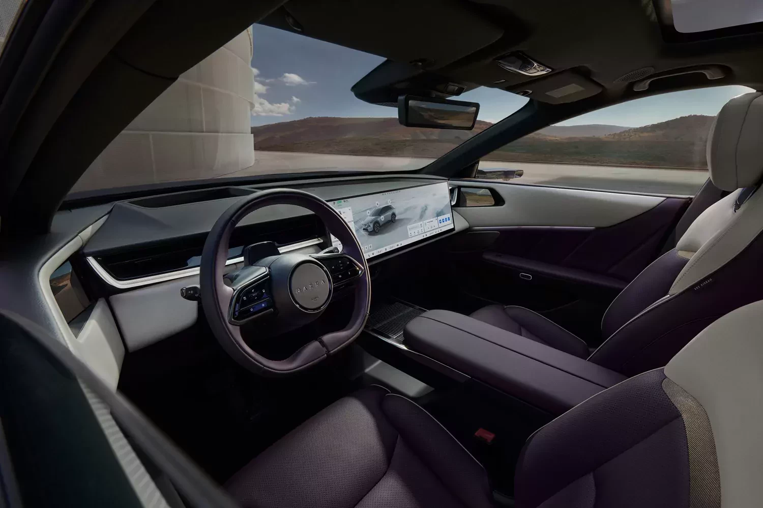 Mazda_CX-6e widok kabiny