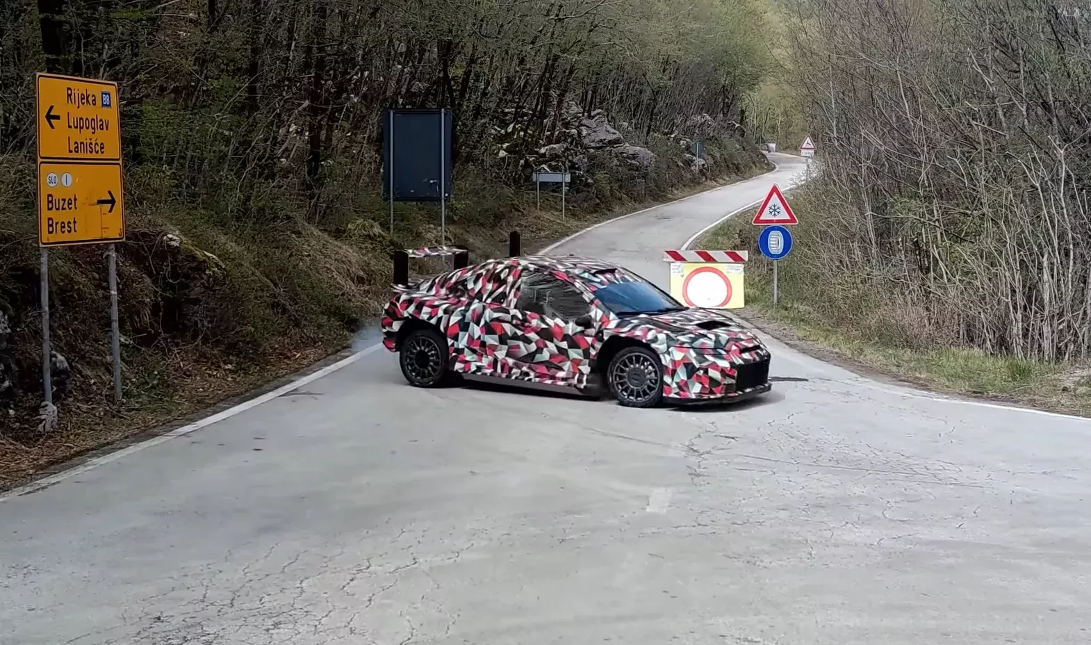Ott Tanak / Toyota WRC27 / Test / Chorwacja