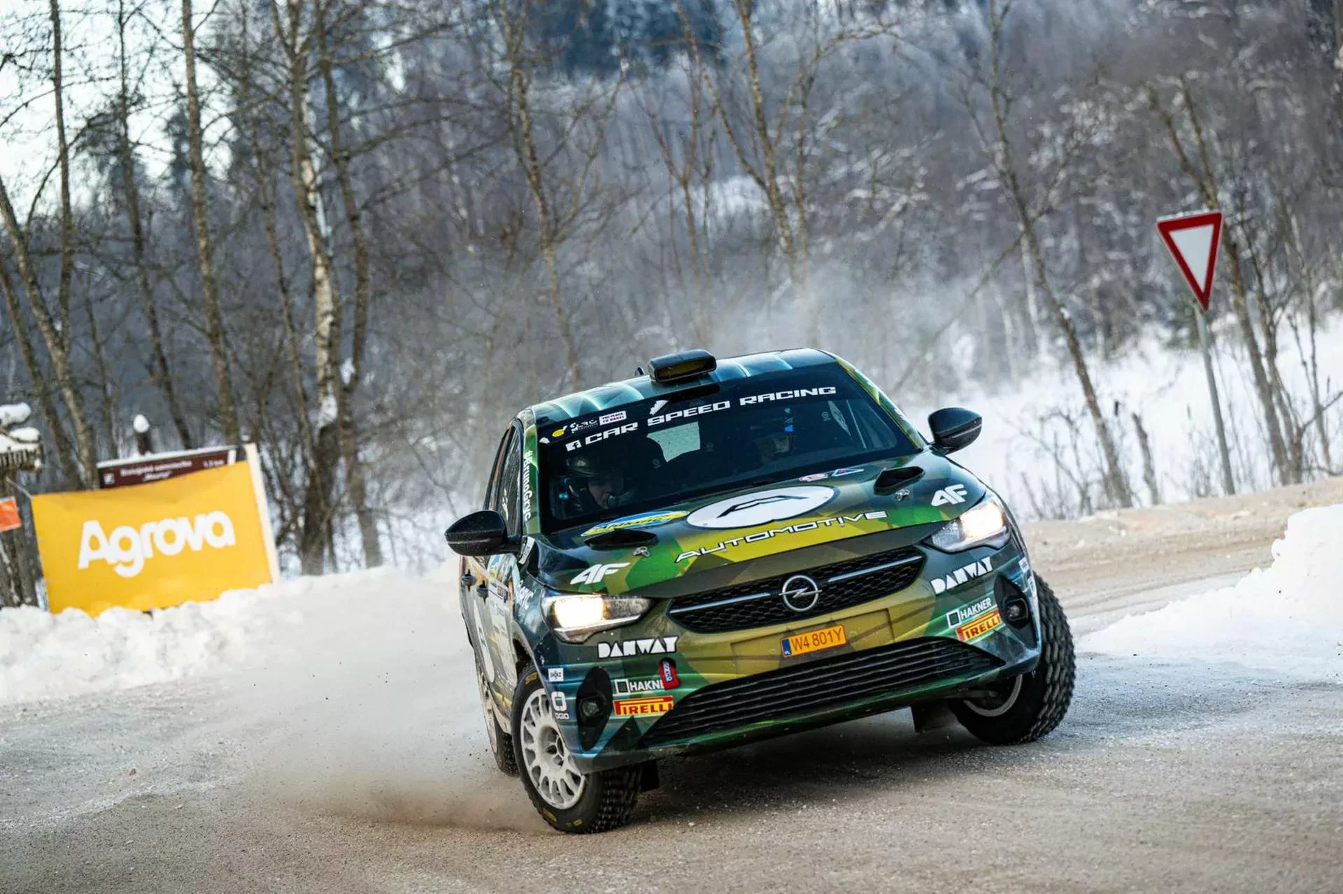 Bruno Gryc rajdy samochodowe dziecko licencja junior litwa łotwa estonia Tomasz Gryc Opel Corsa wyniki