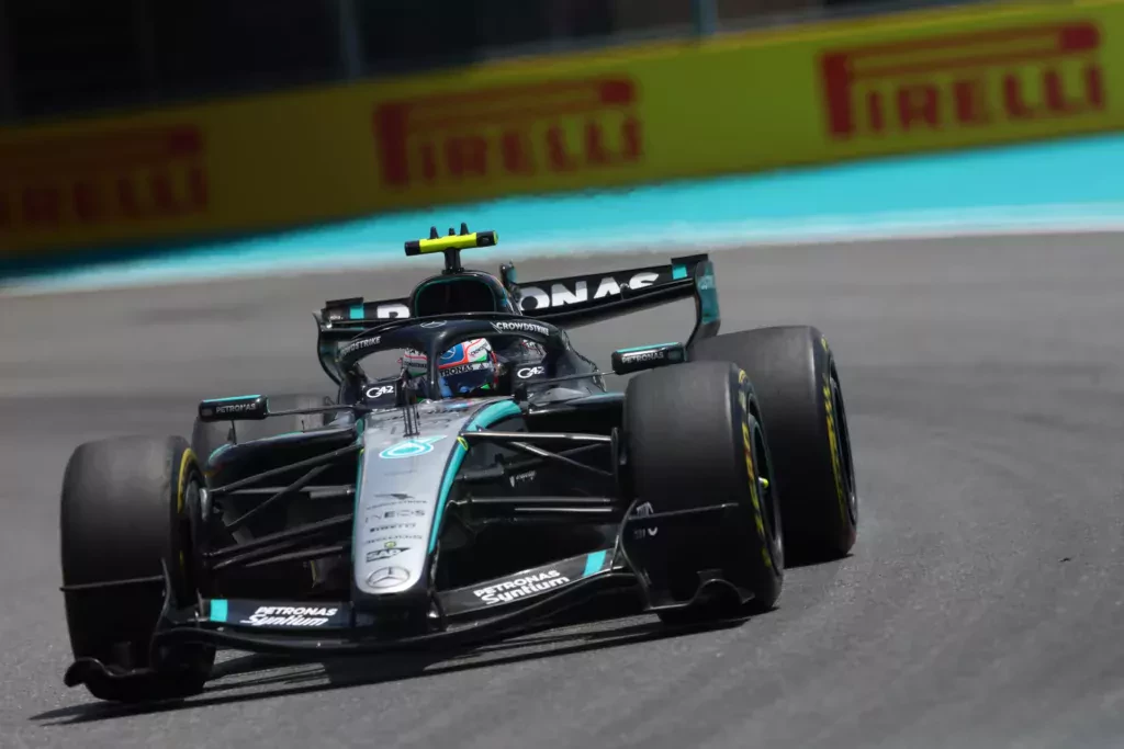 F1 Formuła 1 Andrea Kimi Antonelli George Russell Mercedes Grand Prix Miami USA wyniki sezon