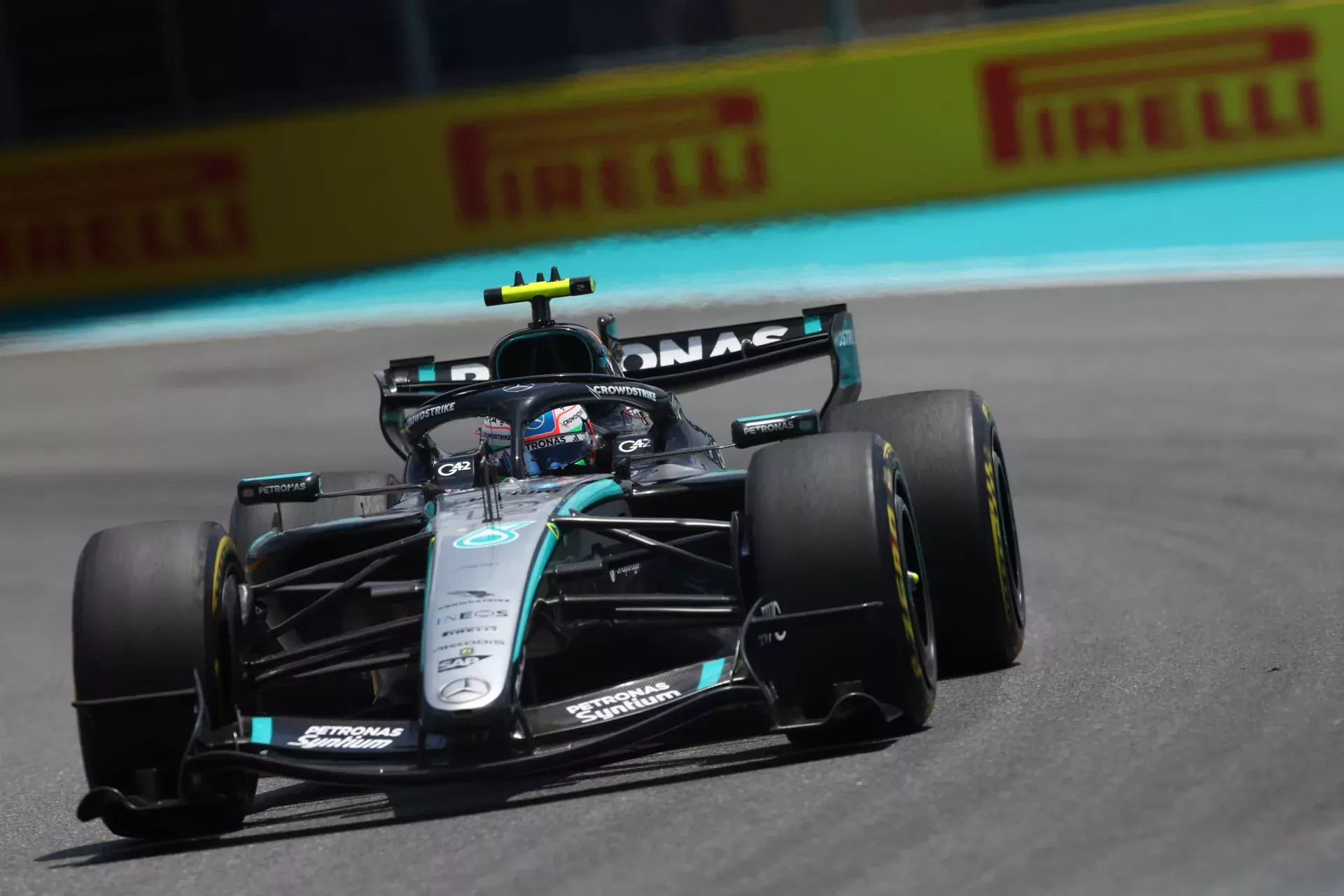 F1 Formuła 1 Andrea Kimi Antonelli George Russell Mercedes Grand Prix Miami USA wyniki sezon