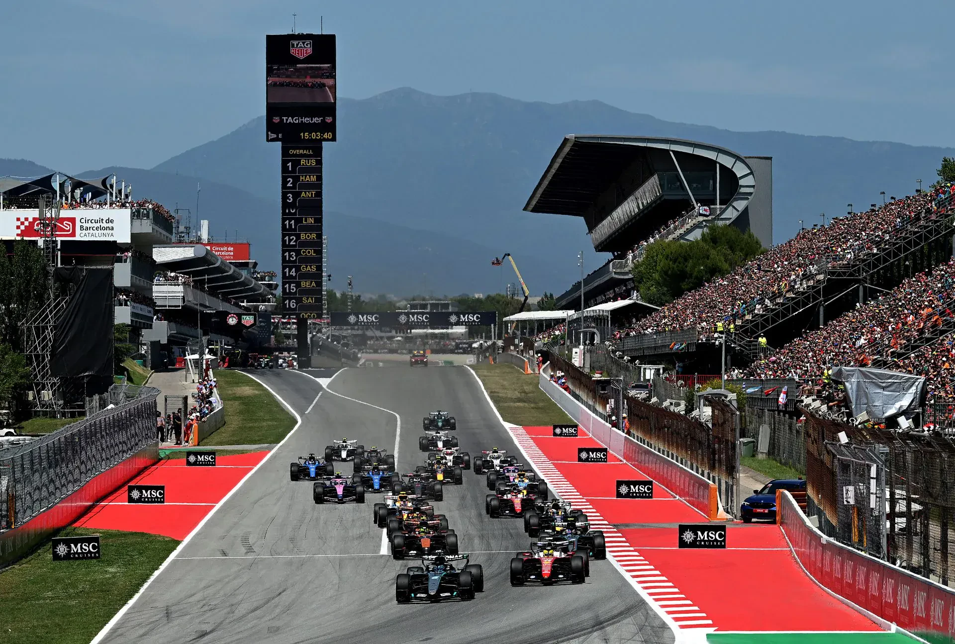 F1 Formuła 1 Grand Prix Katalonii Barcelony Barcelona Hiszpania Katalonia Lewis Hamilton Ferrari wyniki punktacja Mercedes awaria