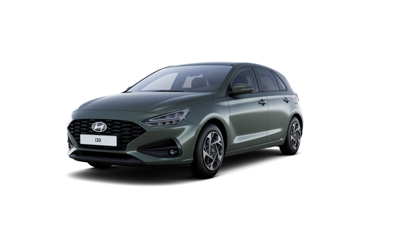 Hyundai i30 2027 w nowym kolorze Cypress Green