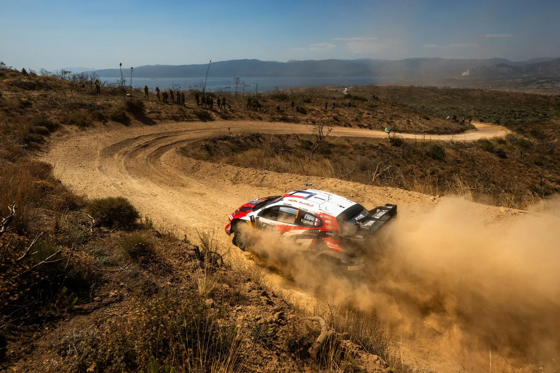 Rajd Akropolu WRC wyniki Polacy abramowski mistrzostwa świata rajdy samochodowe cachon kamień głaz kibice kibic