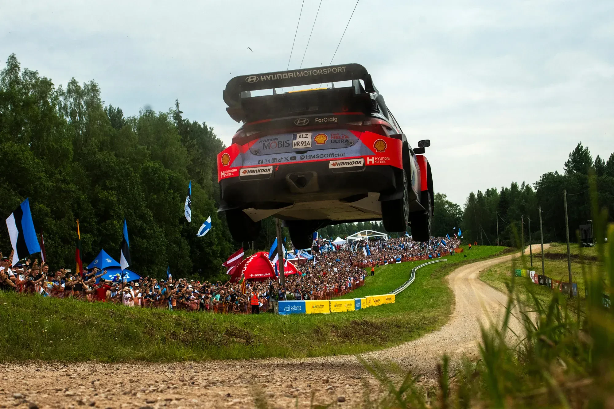Ott Tanak / Hyundai i20 N Rally1 / Rajd Estonii 2025 / WRC