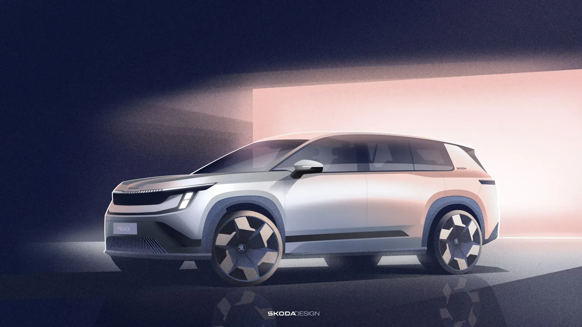 Skoda Peaq szkic nadwoza