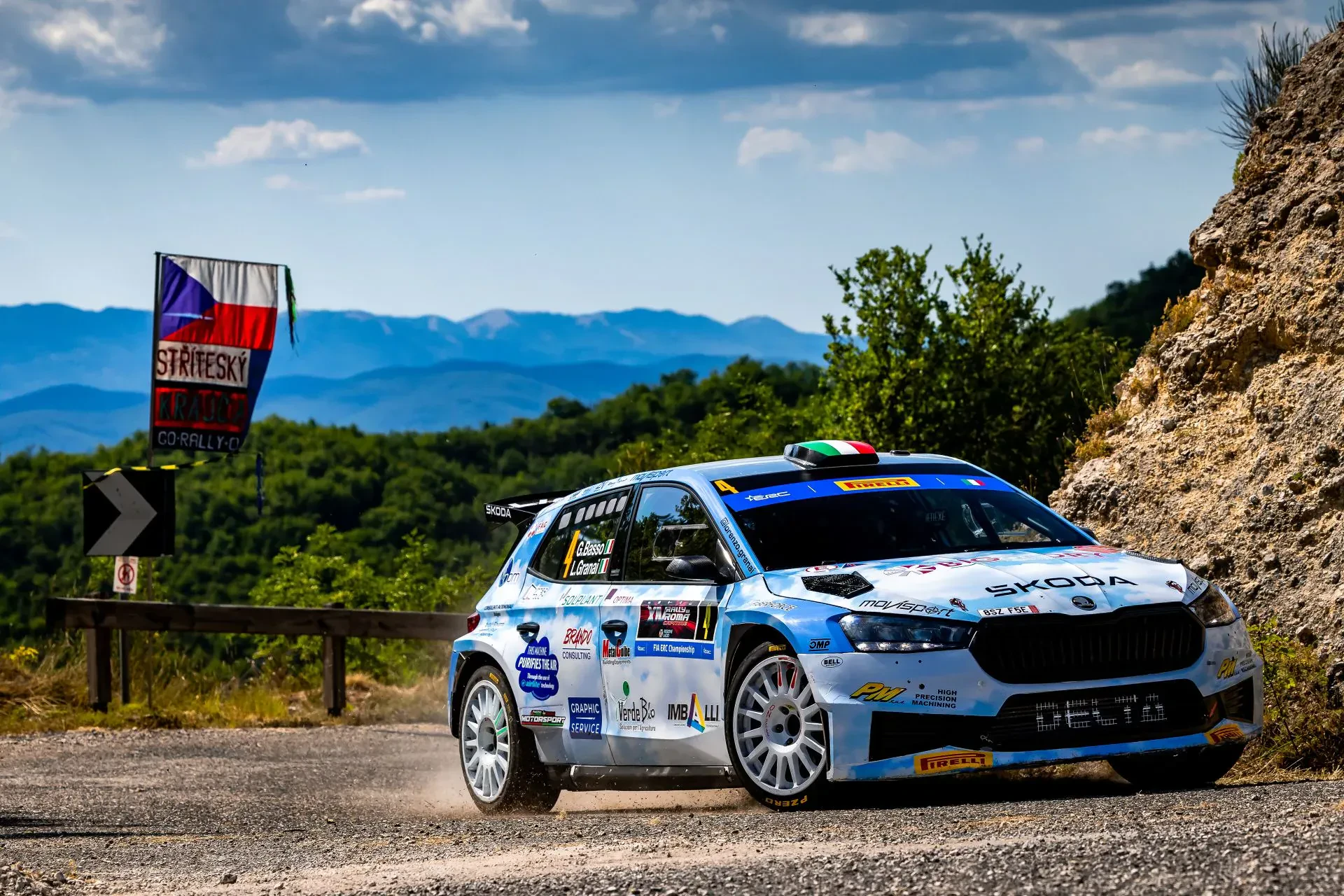 ERC Rajd Rzymu rajdy samochodowe mistrzostwa europy włochy rzym dapra marczyk matulka wyniki