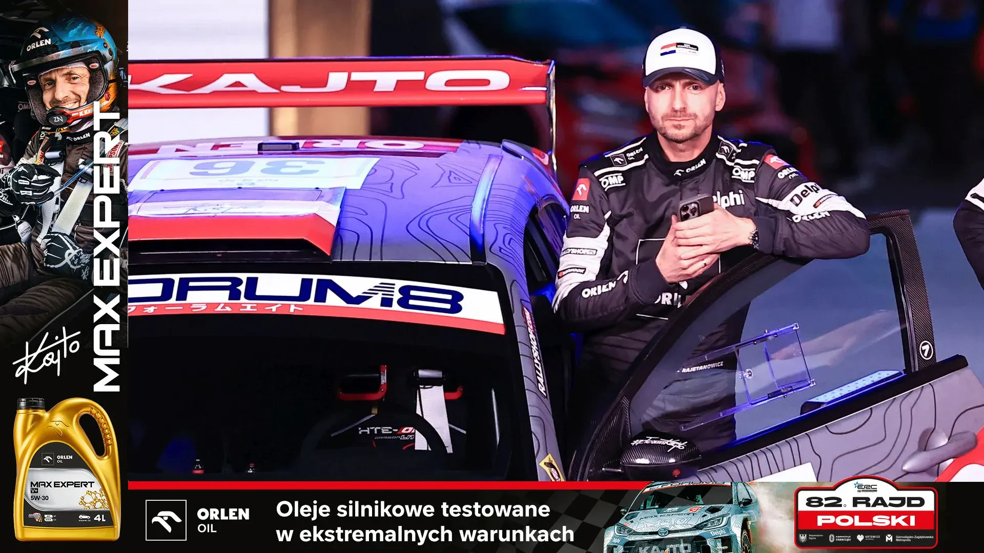 Kajetan Kajetanowicz Rajd Polski Śląsk Ustroń historia ORLEN OIL
