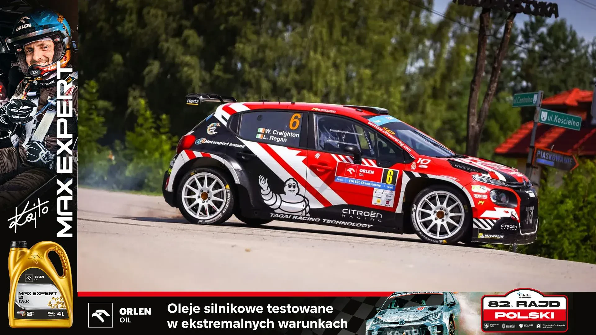 ORLEN OIL Rajd Polski wyniki Polacy marczyk matulka kajetanowicz RSMP ERC