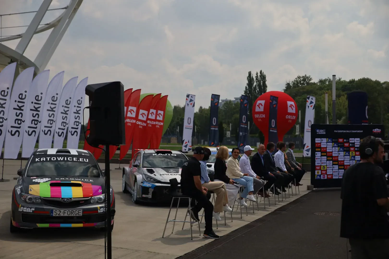 Rajd Polski 2026 lista zgłoszeń konferencja ERC RSMP HRSMP RMP załogi zawodnicy stadion śląski Katowice