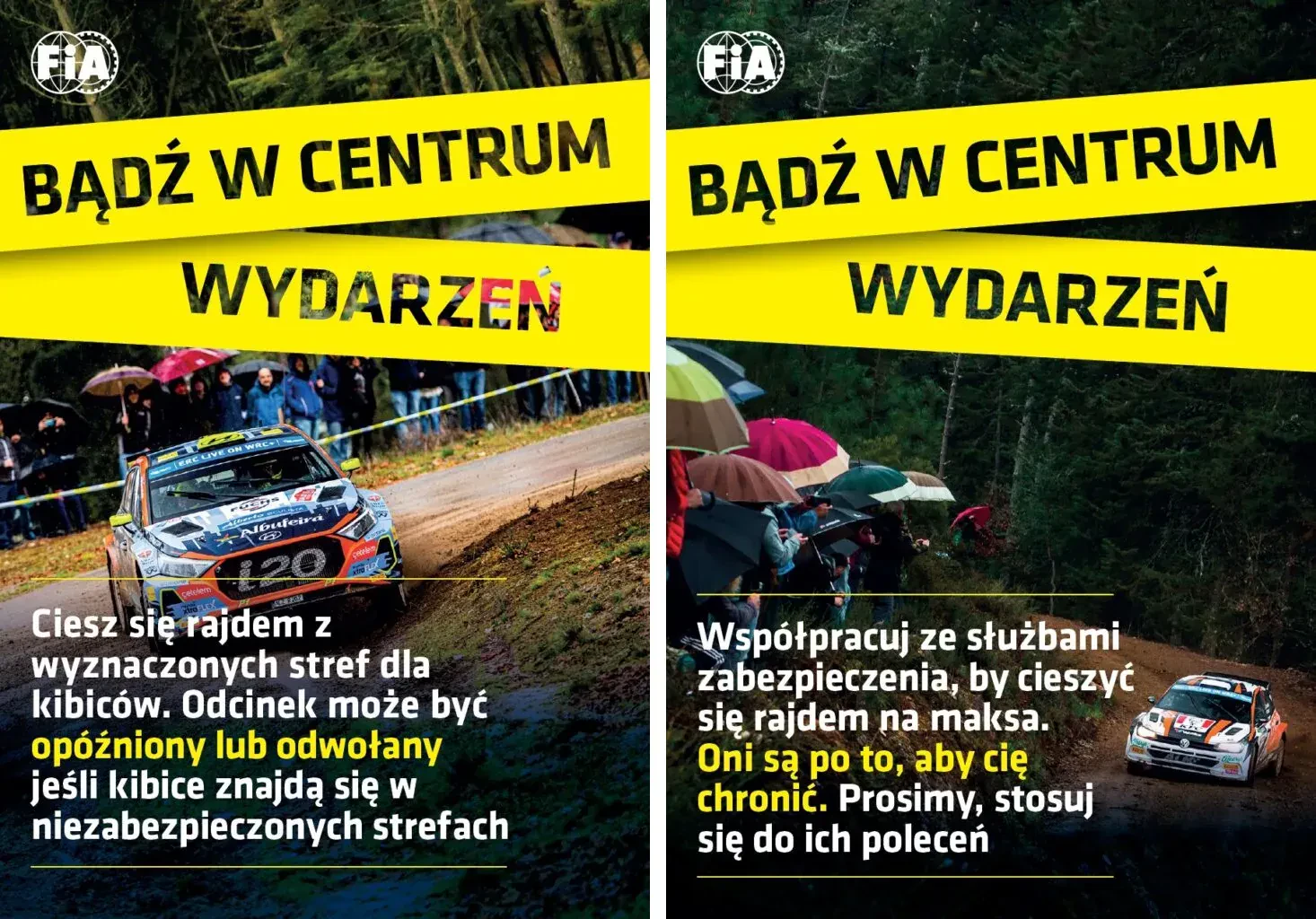 Rajd Polski 2026 zasady bezpieczeństwa kibicuj bezpiecznie odpowiedzialnie zewnętrzna safery organizator