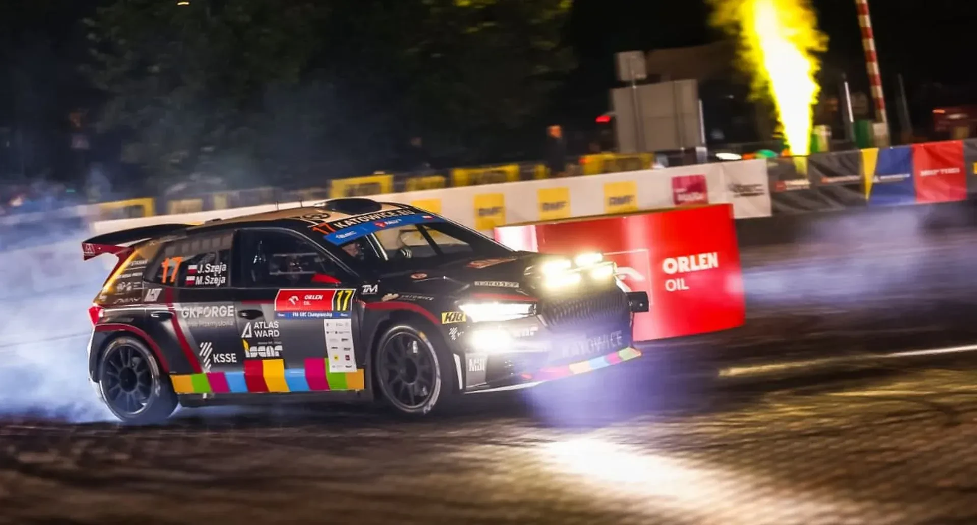 Włosi najlepiej otworzyli Rajd Polski. Superoes GZM Katowice powered by ORLEN OIL przyciągnął tłumy