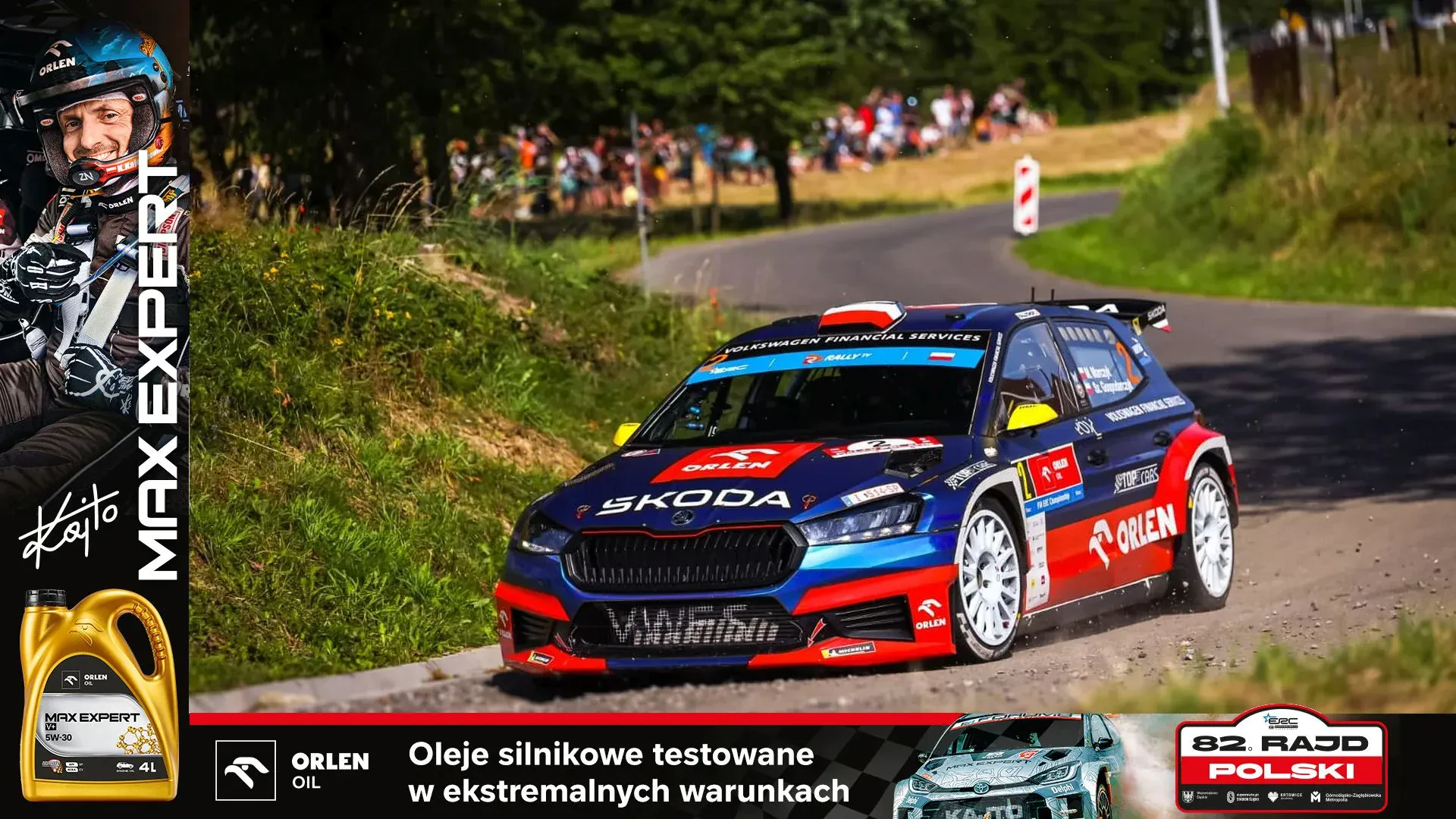 Rajd Polski ORLEN OIL wyniki Polacy ERC rajdy samochodowe mistrzostwa Europy Matulka Kajetanowicz Marczyk Suninen