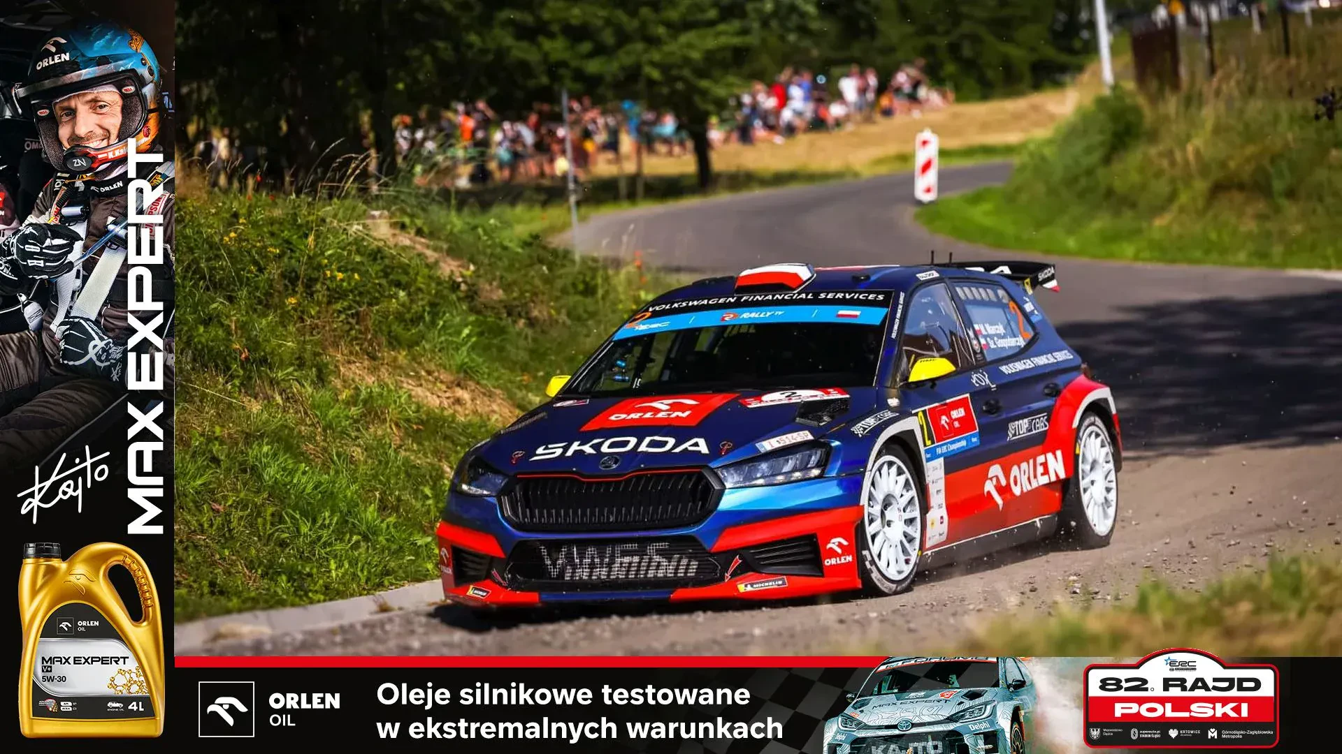 Rajd Polski RSMP ERC ORLEN OIL wyniki Polacy Kajetanowicz Matulka Marczyk