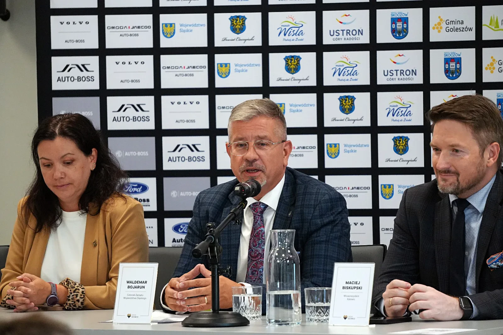 Rajd Wisły konferencja prasowa Arena Katowice mistrzostwa Polski rajdy samochodowe