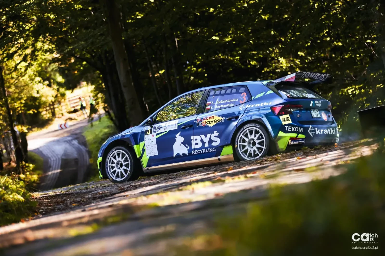 Łukasz Byśkiniewicz / Łukasz Jastrzębski / Skoda Fabia RS Rally2 / Rajd Wisły / RSMP