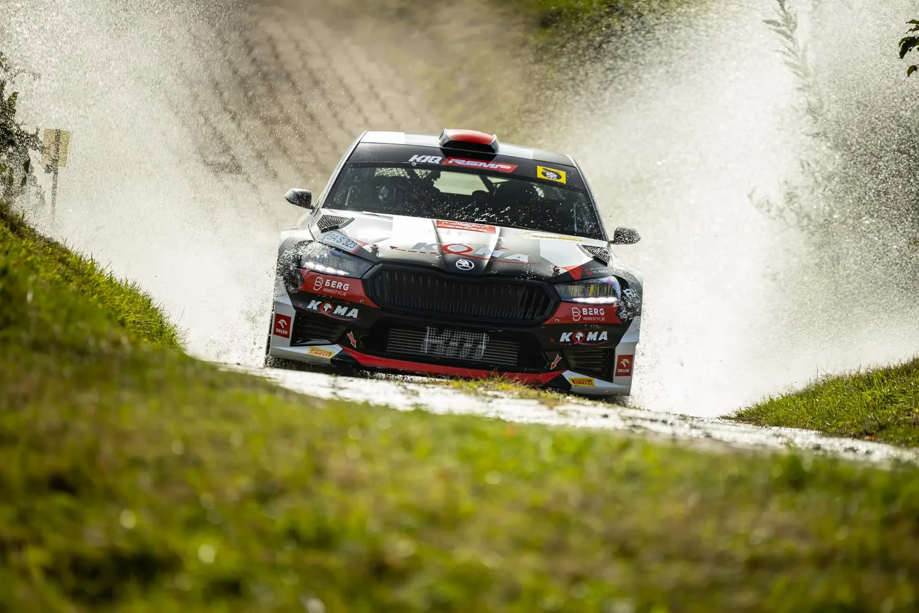 Adrian Rzeźnik / Kamil Kozdroń / Skoda Fabia RS Rally2 / Rajd Wisły 2026 / RSMP