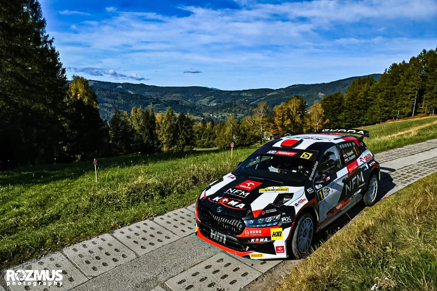 Adrian Rzeźnik / Kamil Kozdroń / Skoda Fabia RS Rally2 / Rajd Wisły 2026 / RSMP