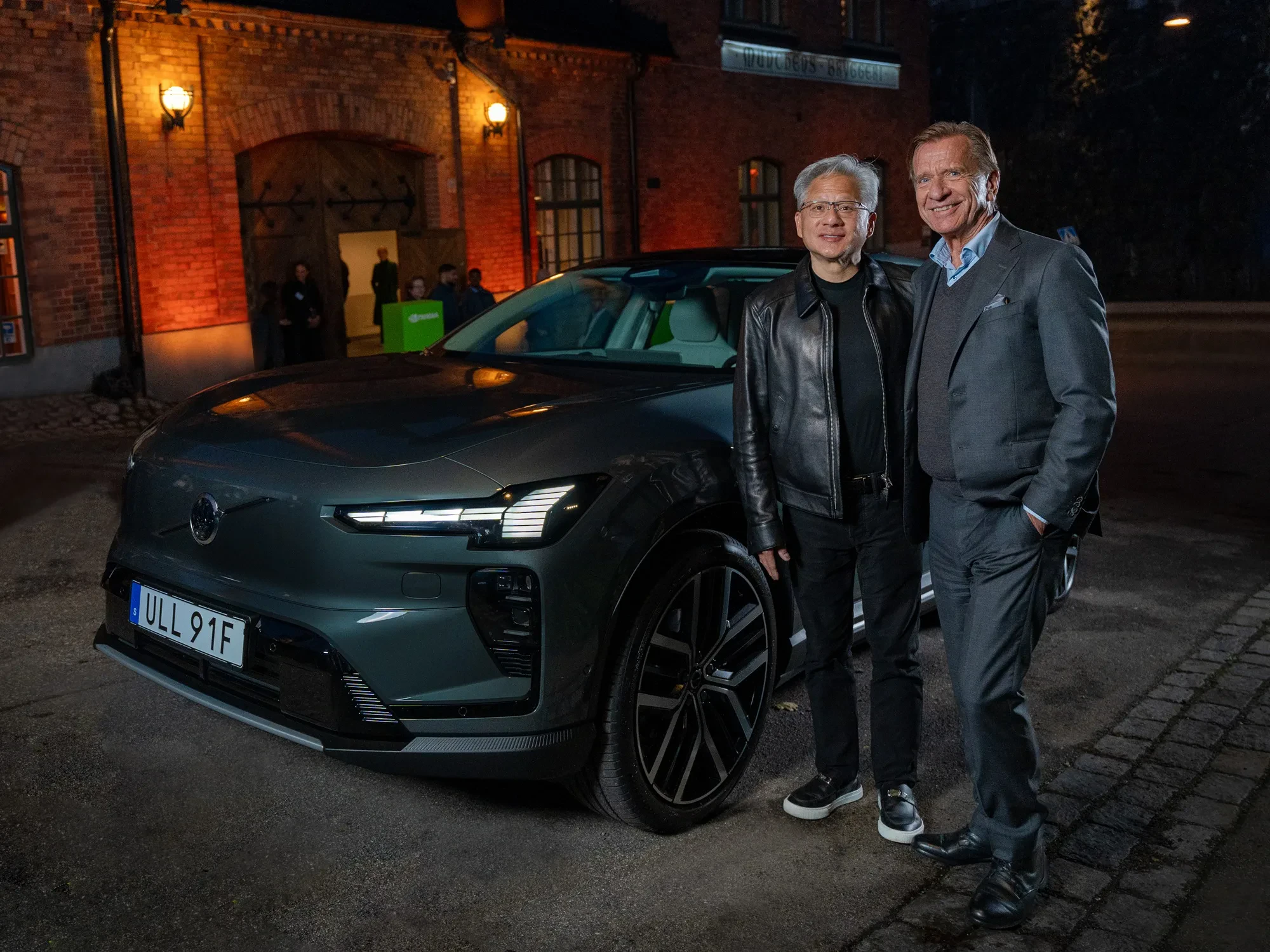 Hakan Samuelson i Jensen Huang