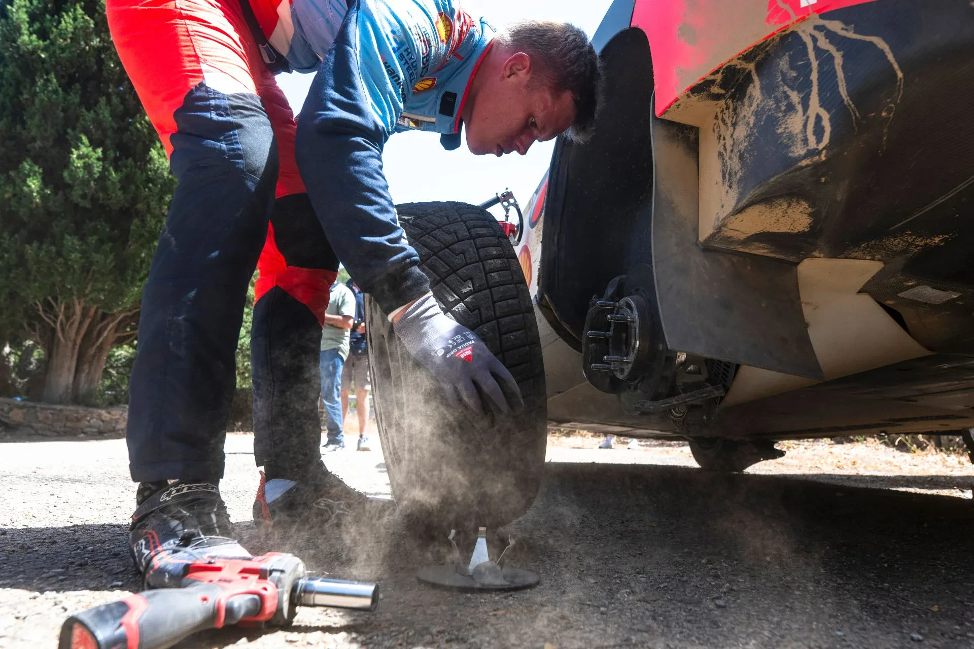 WRC Hankook opony Rajd Sardynii Dynapro szuter R213 twarde miękkie rajdy samochodowe mistrzostwa świata
